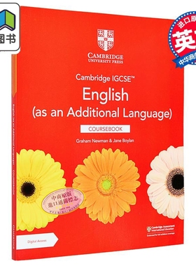Cambridge IGCSE English (as an Additional Language) Coursebook剑桥IGCSE英语教材，具有数字访问功能（2年） 大音