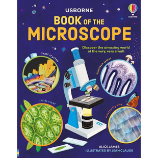 显微镜的世界Book of the Microscope英文原版 儿童科普绘本 知识百科图画书 精装精品绘本 进口儿童读物Usborne 大音