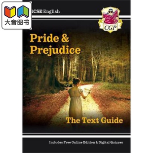 英国CGP原版 New GCSE English Text Guide - Pride and Prejudice新GCSE英语文本指南-傲慢与偏见