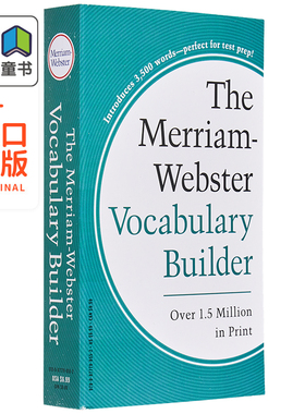 麦林韦氏英语字典词典辞典系列 Merriam Websters Vocabulary Builder 字根辞典 英英 英文原版进口工具书 韦小绿