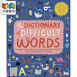 The Dictionary of Difficult Words难词词典用400多个难懂的词来考验你的聪明才智原版 7岁以上 Jane Solomon大音