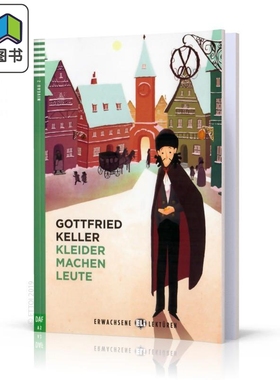 Erwachsene ELI Lektüren 系列 Kleider machen Leute 人靠衣装 含音频 德文原版 德语分级阅读文学小说 大音