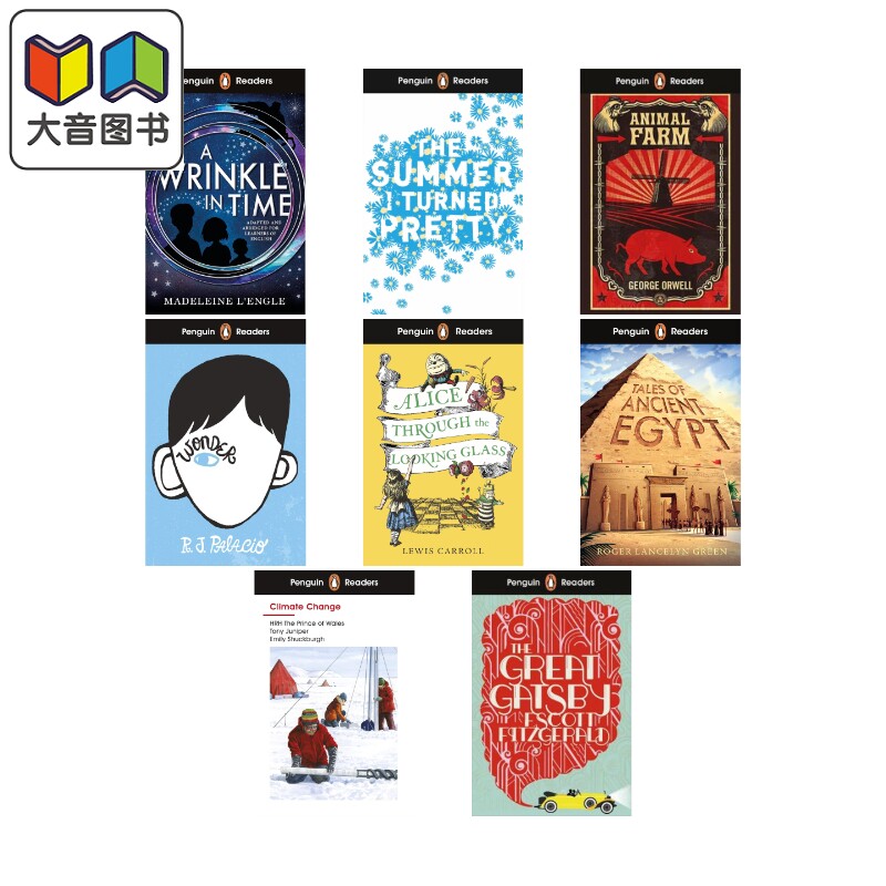 预售 企鹅阅读分级指导3级8册 Penguin Readers Level 3 英文原版进口 分级阅读读物 ELT Graded Reader 英语读物 大音