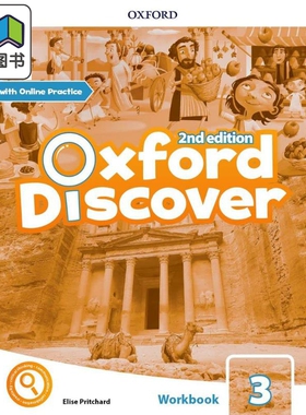 Oxford Discover Level 3 Workbook with Online Practice 牛津少儿英语探索系列 练习册含线上练习 3级 英文原版 大音