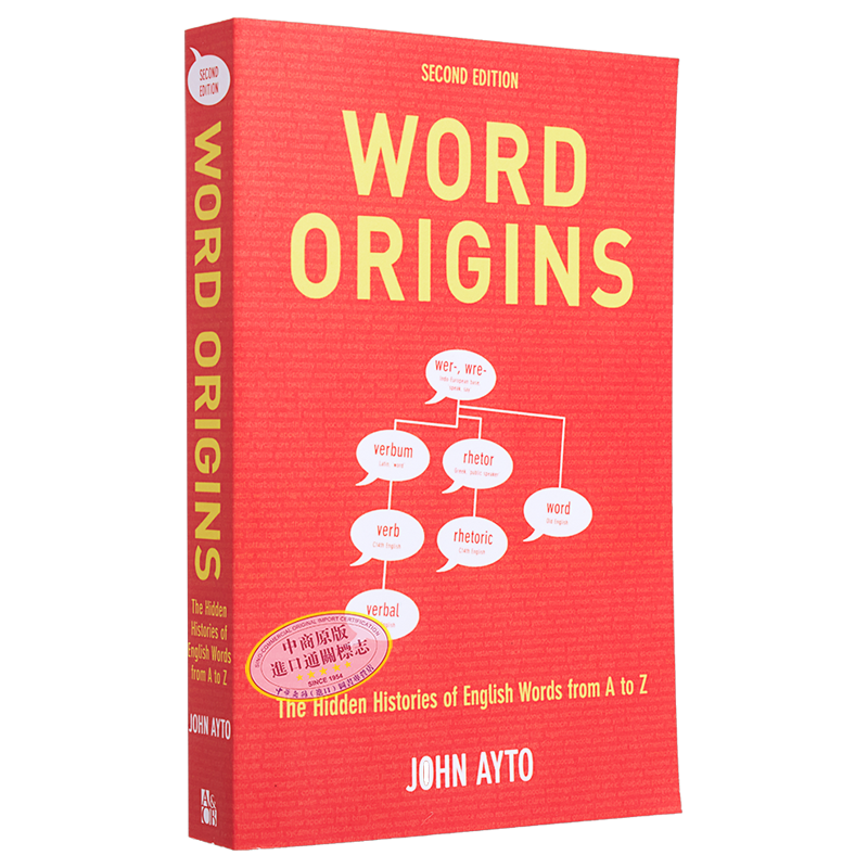 预售 Word Origins 词源词典 英文原版英语字典词典 进口图书 教辅参考书工具书 英语学习用书 英语语言自学 大音