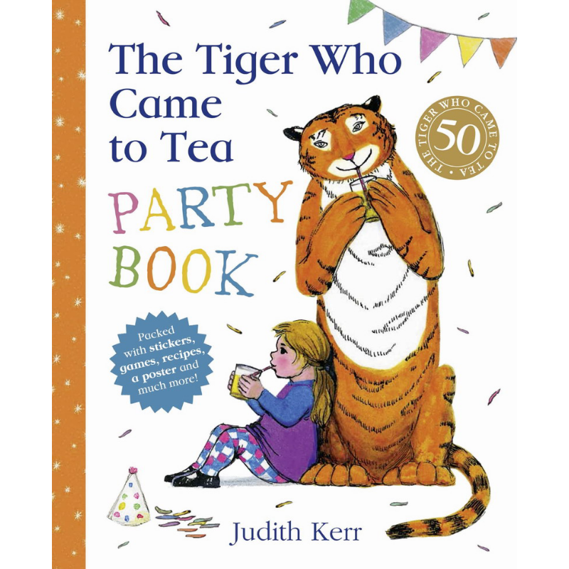 老虎来喝下午茶 派对策划书The Tiger Who Came to Tea Party Book英文原版 儿童绘本 活动与玩具书 经典故事进口 大音