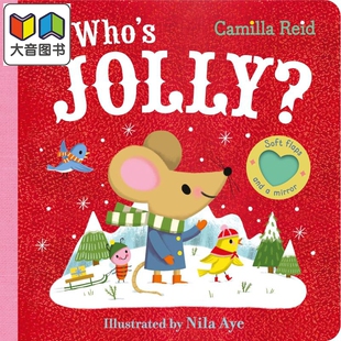 翻页书捉迷藏书 谁是小老鼠 幼儿纸板书 卡米拉·里德 低幼童书 3岁 Jolly Whos 大音 英文原版 进口 亲子读物
