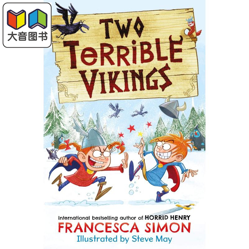 Two Terrible Vikings 两个可怕的海盗 英文原版儿童绘本 故事绘本 3到6岁 Francesca Simon 大音