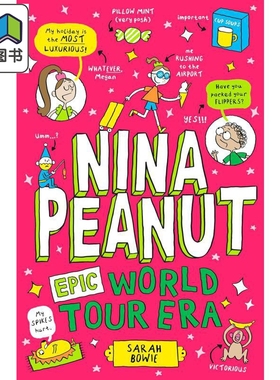 大冒险家妮娜3 Nina Peanut Epic World Tour Era (Book 3) 英文原版 儿童绘本 搞笑探险故事 全彩读物 进口童书 大音