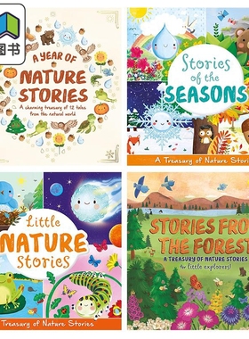 Little Nature Stories 自然的小故事英文原版儿童绘本 动植物科普绘本 Stories of the Seasons from the Forest 大音