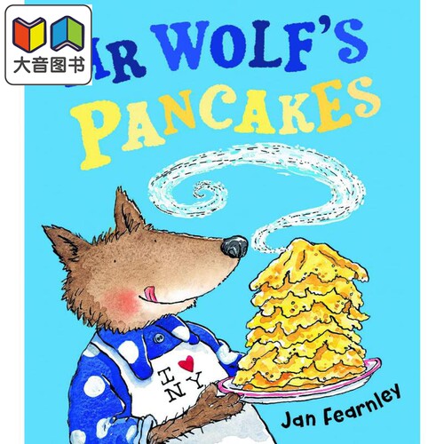 Mr Wolf's Pancakes 老狼先生的煎饼 英文原版进口图书 动物故事图画书 儿童故事绘本 亲子读物 精品童书儿童读物 大音