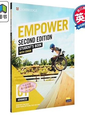 剑桥成人英语赋能 C1级别 学生书配电子书 Empower Advanced C1 Students Book with eBook  大音