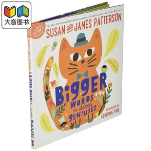Patterson 大音 故事图画书 Geniuses 大话2 Susan 英文原版 Words Bigger 儿童绘本 小天才 for 进口图书 Little
