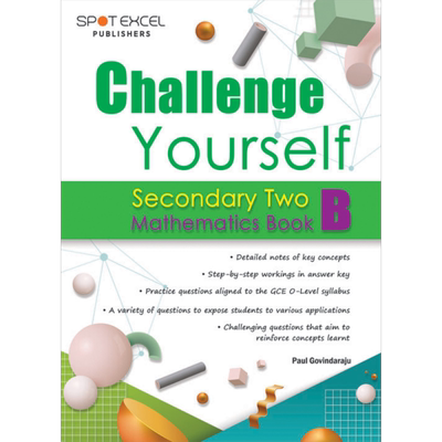 新加坡教辅 Challenging Yourself Secondary Two Mathematics Book B 2B 挑战自己：数学 初二下学期 大音