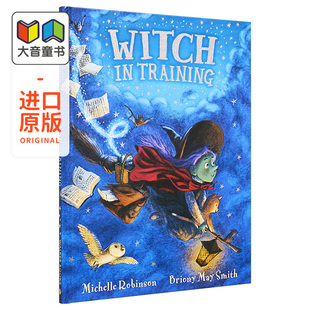 英文原版 May Training Briony 进口图书 Witch 插图童书 Smith 7岁 亲子故事儿童绘本 女巫训练营