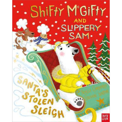 Shifty McGifty and Slippery Sam 系列 Santa’s Stolen Sleigh 强强和盗盗 英文原版 从绘本到章节书 独立阅读 儿童故事 3-