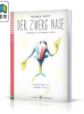 Junge ELI Lektüren 系列 Der Zwerg Nase 矮人鼻子 含音频 德文原版 德语分级阅读 儿童文学小说 大音