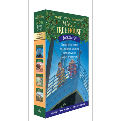 Magic Tree House Volumes 神奇树屋卷 17-20盒装 英文原版 小初文学 6到9岁 儿童章节桥梁书 Mary Pope Osborne 大音