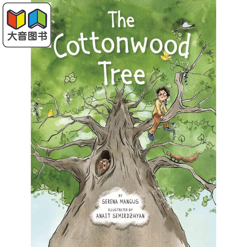 三叶杨树 The Cottonwood Tree 英文原版 儿童科普绘本 植物知识百科图画书 精装绘本 进口图书 自然科学儿童读物 大音
