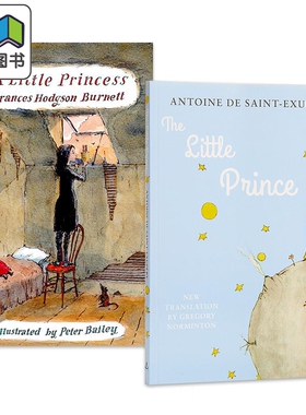 Alma Junior Classics 儿童文学经典2册套装 小王子The Little Prince 小公主A Little Princess 小说章节书英文 大音