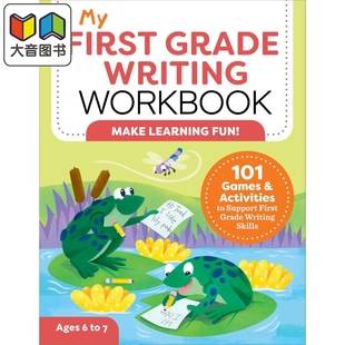 我的一年级写作练习册 My First Grade Writing Workbook Writing Skills 101个游戏和活动 小学英语写作技能 大音