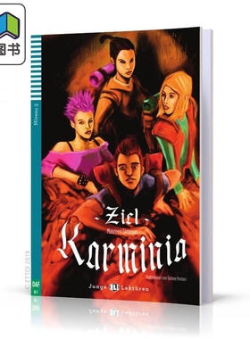 Junge ELI Lektüren 系列 Ziel Karminia 目的地卡米尼亚 含音频 德文原版 德语分级阅读 儿童文学小说 大音