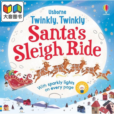 发光书：圣诞雪橇英文原版
