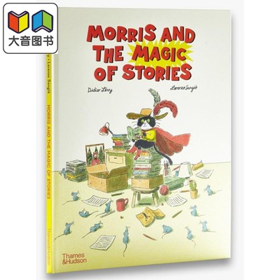 莫里斯和镜子的故事 Morris and the Magic of Stories 英文原版 儿童绘本 动物故事书 朗读童书 精装绘本 进口 大音