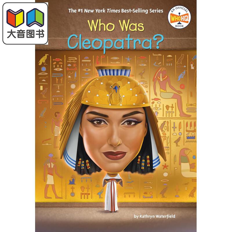 预售 谁是埃及艳后 Who Was Cleopatra 英文原版 儿童科普读物 历史故事书 《纽约时报》畅销榜系列新作 进口童书 大音