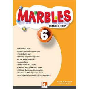黑布林少儿英语课程 6级别 教师用书（含在线资源）Marbles Teacher’s Book 6 + app + e-zonekids 英文原版进口 大音