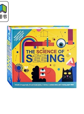 视觉科学 Science Of Seeing 英文原版 儿童活动与玩具书 图文并茂、动手实践的互动式视觉探索指南 进口童书 大音