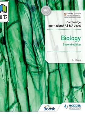 Cambridge International as a Level Biology Students Book 剑桥国际AS Alevel生物学生用书 第2版 大音