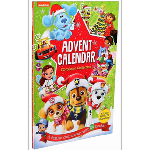 尼克频道倒数书 Nickelodeon Storybook Collection Advent Calendar 英文原版 儿童绘本卡通动画图画书 儿童读物 大音