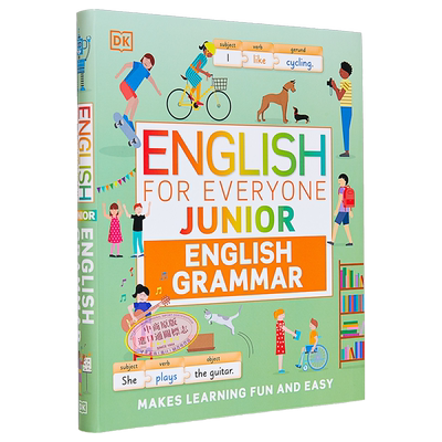 DK English for Everyone Junior Grammar Guide DK人人学英语 每日英语语法指南 英文原版 进口图书 大音