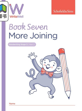 英国S&S教辅 WriteWell 7: More Joining 书写训练 7: 更多拼写 6-7岁 英文原版 英语单词书写练习 大音