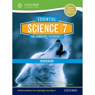 牛津Oxford Science Cambridge Lower Secondary Stage7 剑桥初中七年级初一基础科学练习册 英文原版 进口教材
