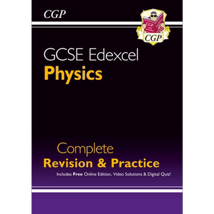 英国CGP原版 GCSE Physics & Combined Science Physics Complete Edexcel Revision Practice & AQA Question Cards 英文原版
