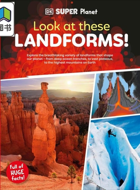 DK超阅星球 探索地貌 DK Super Planet Look at these Landforms 英文原版 儿童科普读物 自然科学百科 进口童书 大音