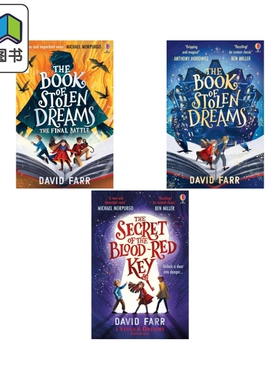 预售 盗梦者之书1-3 共3册 英文原版 Book of Stolen Dreams 儿童文学 青少年奇幻小说故事 进口童书9岁+ David Farr 大音