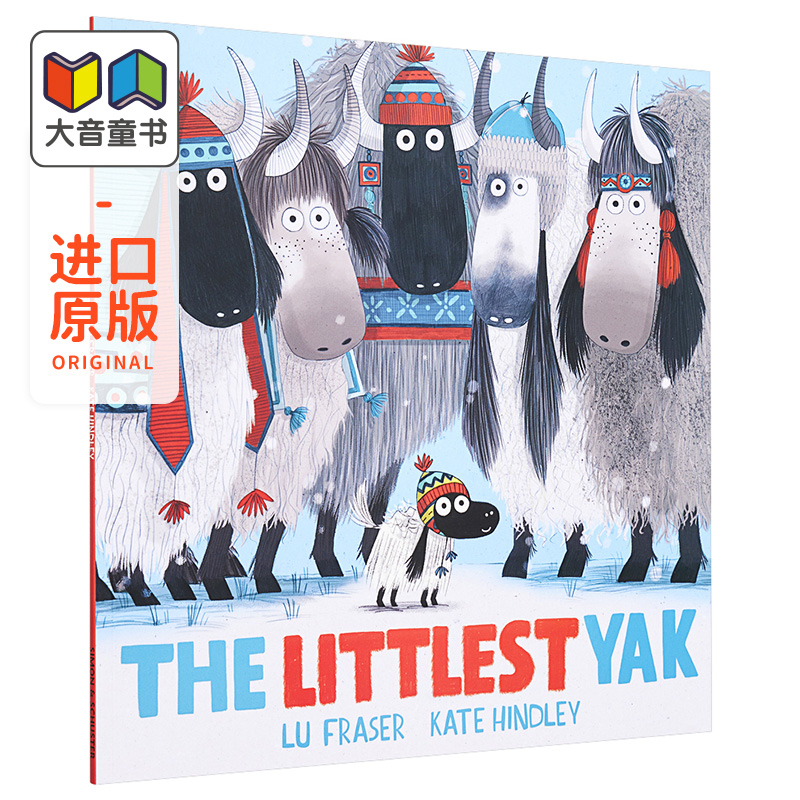 Kate Hindley 精品绘本系列 The Littlest Yak 小牦牛 适合依偎的书 英文原版 情绪管理幽默故事插图