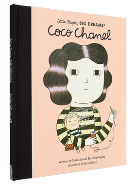 小人物大梦想系列 香奈儿 英文原版 Little People, Big Dreams Coco Chanel 精装 世界杰出女性传记 5-9岁