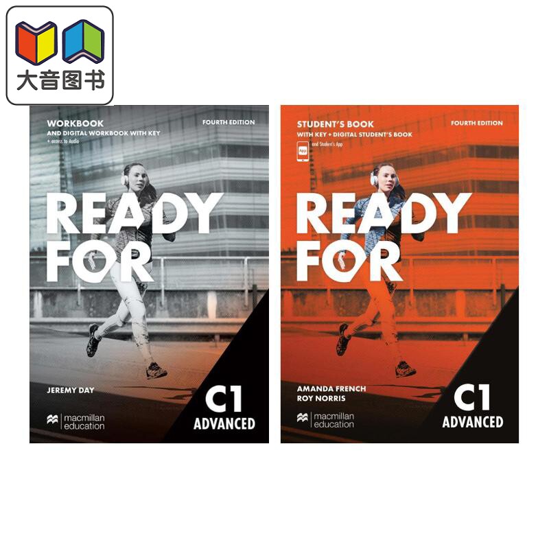 麦克米伦剑桥CAE考试备考学生用书+练习册套装 含答案配电子书 Ready for C1 Advanced Students Book Workbook 大音