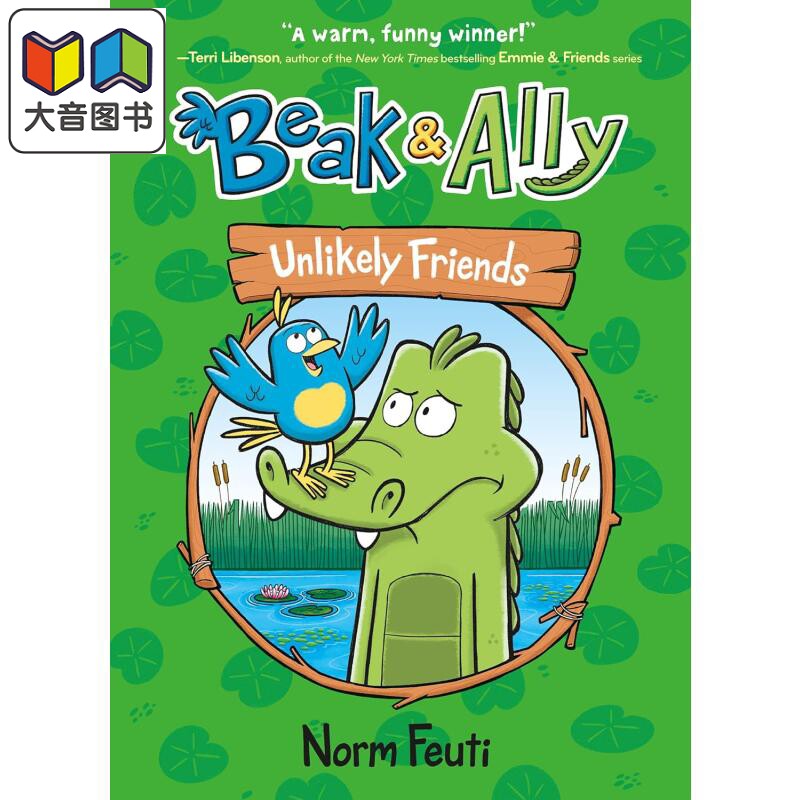桥梁漫画 小鸟和鳄鱼1 不可能的朋友Beak & Ally #1 Unlikely Friends 英文原版进口 儿童图画图像小说 漫画故事 大音