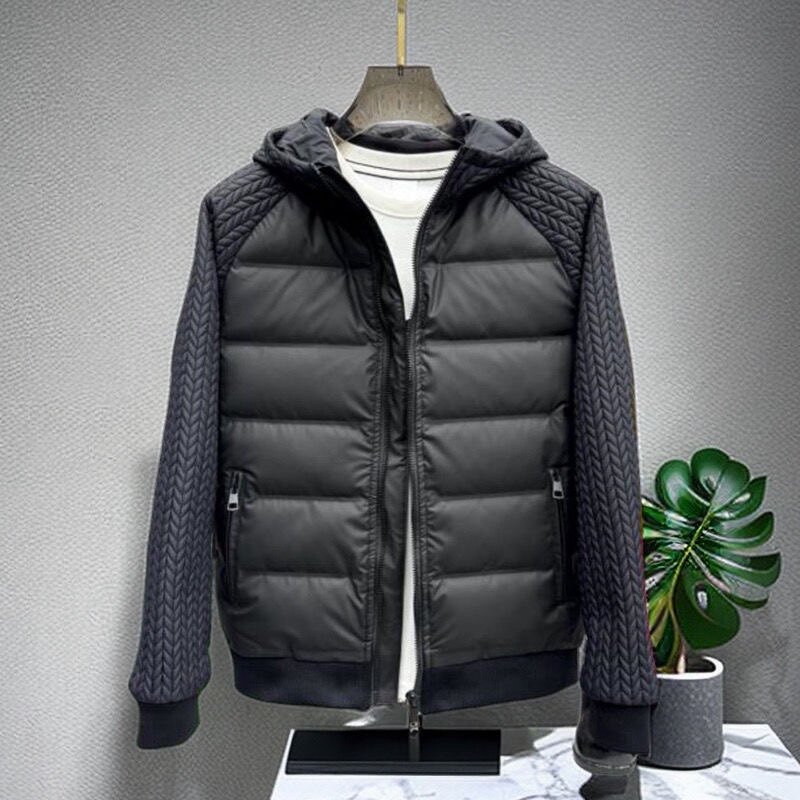 2023冬季男士羽绒服新款纯色羽绒服