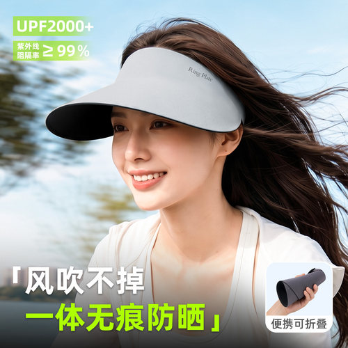 风吹不易翻~大帽檐防晒帽可折叠