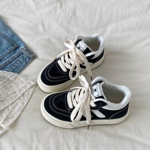 黑色百搭加绒高帮棉鞋保暖休闲鞋