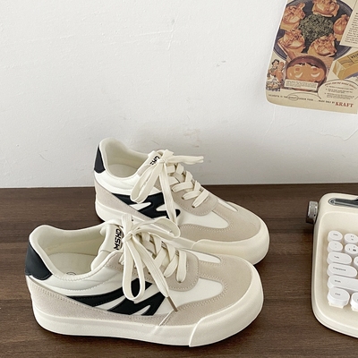 内增高厚底帆布板鞋爆款德训鞋潮