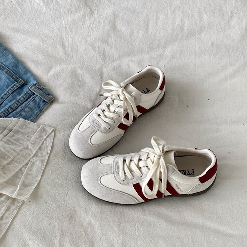 韩系百搭软底德训鞋复古美式板鞋