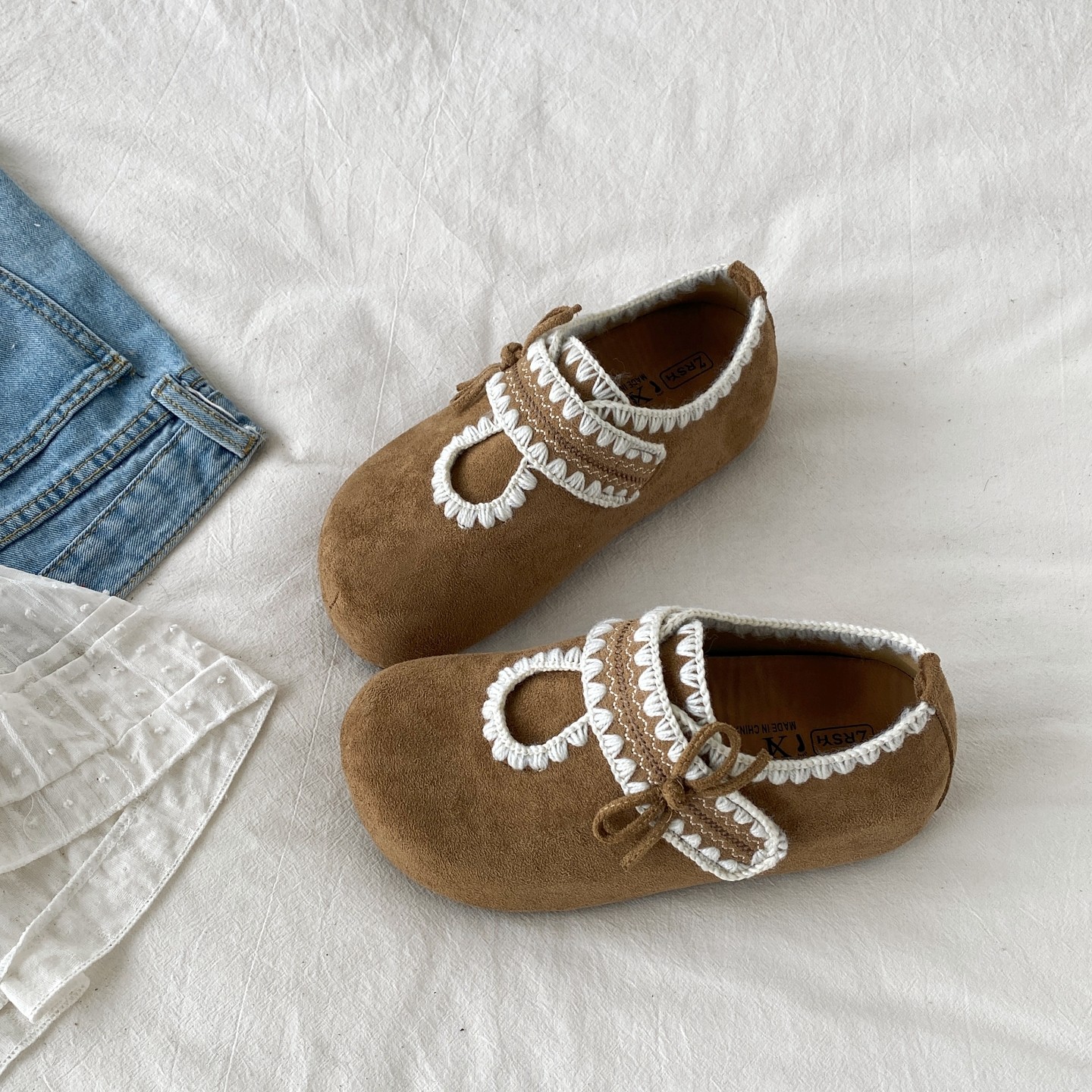 喜叔 棕色复古蝴蝶结勃肯鞋女2026春季新款内增高厚底玛丽珍单鞋,女鞋,勃肯鞋/软木鞋,淘宝优惠券,粉丝福利购,淘宝优惠卷