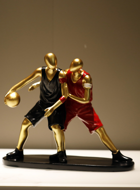 创意树脂篮球运动员装饰摆件